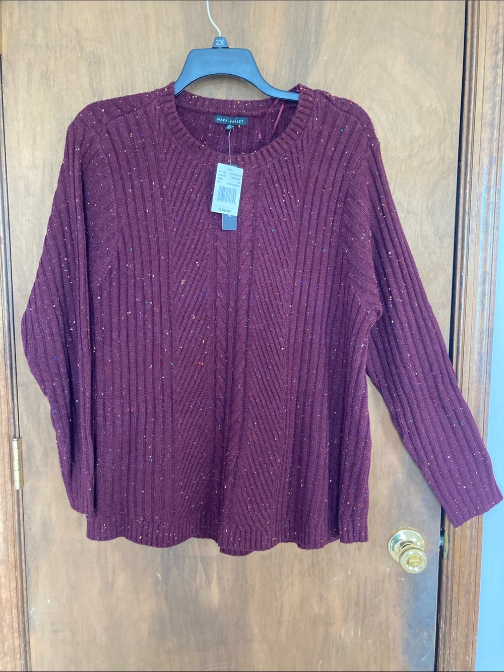 Napa valley pullover sweater size 2X - Picture 11 of 17
